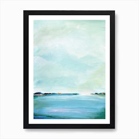 Sapphire Shore 2 Art Print