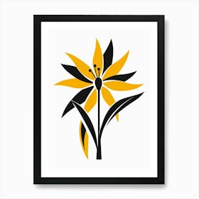 Yellow Flower 3 Art Print