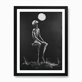 Skeleton In The Moonlight 3 Affiche