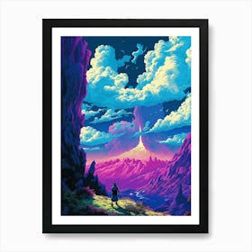 Pixel Art 2 Art Print