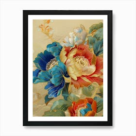 Chinese Flower Painting 97 Art Print