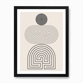 Labyrinth 1 Art Print