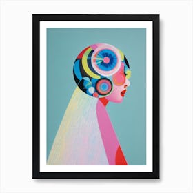 Abstract Lady Art Print