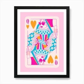 Queen Of Hearts Art Print