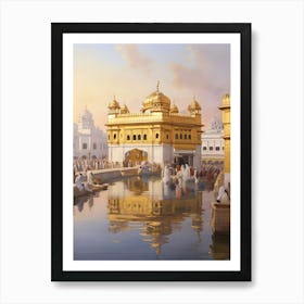 Golden Temple art print 2 Art Print