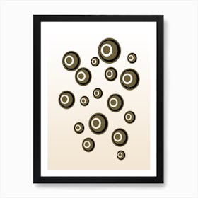 Abstract School Of Boodos Cola Fizzy Formation Art Print