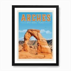 Arches Travel Poster Art Print