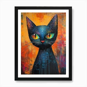 The Coolest Cat In Town 5 Art Print