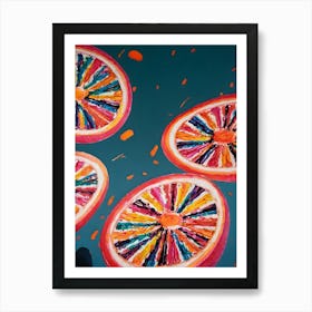 Orange Slices Art Print