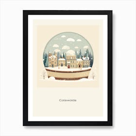 Cotswolds United Kingdom 2 Snowglobe Poster Art Print