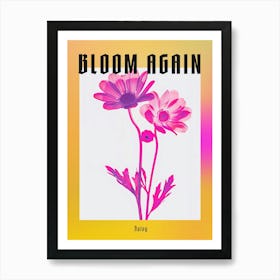 Hot Pink Daisy 2 Poster Art Print