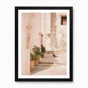 Warm Greece Village Art Print