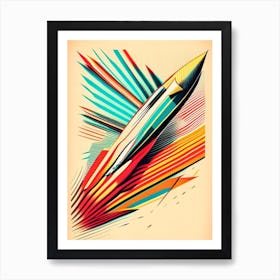 Acceleration Vintage Sketch Space Art Print