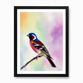 House Sparrow Watercolour Bird Art Print