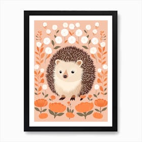 Baby Animal Illustration  Porcupine 4 Art Print