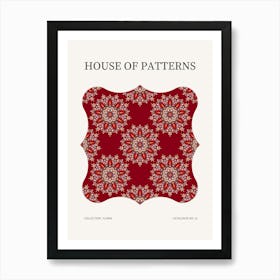 Floral Pattern Poster 12 Art Print