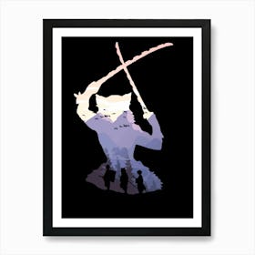 demons slayer 1 Art Print