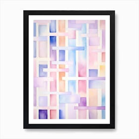 Abstract Watercolor Painting 23 Art Print