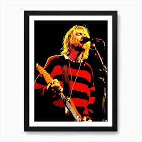 Nirvana kurt cobain 3 Art Print