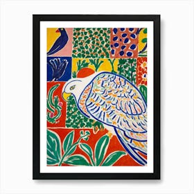 Eagle On A Tree Style unemployment Art Print