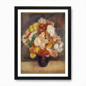 Bouquet Of Chrysanthemums (1881), Pierre Auguste Renoir Art Print
