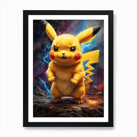 Pikachu 7 Art Print