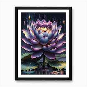 Lotus Flower 9 Art Print