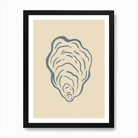 Oyster Shell Art Print