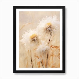 Boho Dried Flowers Passionflower 3 Art Print