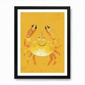 Yellow Crab 4 Art Print