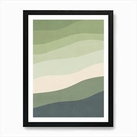 Minimal Waves 152 Art Print