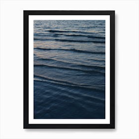 Dark Water Waves Art Print