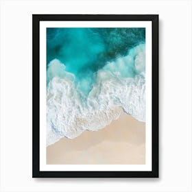 Aerial View Of A Beach 46 Art Print