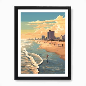Atlantic City Beach New Jersey 1 Art Print