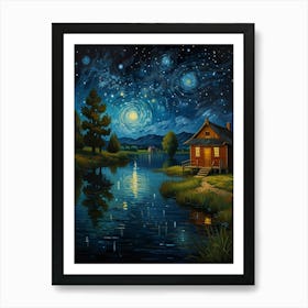 Starry Night 42 Art Print