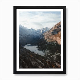 Mountain Lake Scenery Art Print