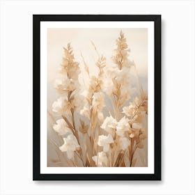 Boho Dried Flowers Snapdragon 1 Art Print