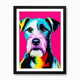 Pointer (German Wirehaired) Andy Warhol Style Dog Art Print