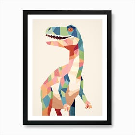 Nursery Dinosaur Art Allosaurus 4 Art Print