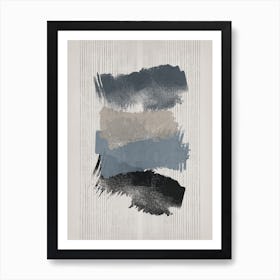 Another Abstract Blue Story Art Print