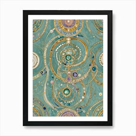 Kaleidoscope Jewels Art Print