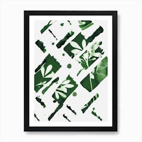 Clover Rectangles Art Print