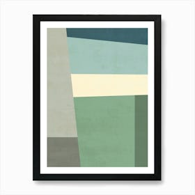 Abstract Painting - Green 03 Art Print