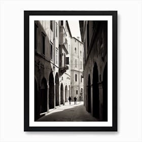 Perugia, Italy,  Black And White Analogue Photography  2 Art Print