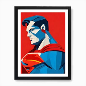 Superman Graphic 5 Art Print