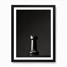 CHESS - The Black Rook I Art Print