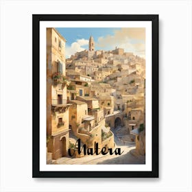 Matera Art Print