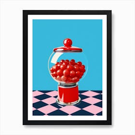 Gumball Checkerboard 2 Art Print