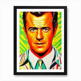 Mel Gibson Colourful Pop Movies Art Movies Art Print