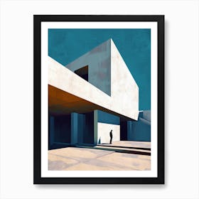 Modern Architecture Minimalist 12 Art Print